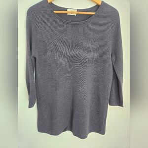 WILFRED Gray Women's Linen Blend Sweater